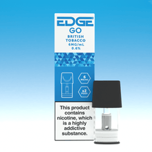 Load image into Gallery viewer, EDGE GO Pods - British Tobacco - SRP (5 Packs) - EDGE Vaping - Trade
