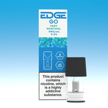 Load image into Gallery viewer, EDGE GO Pods - Very Menthol - SRP (5 packs) - EDGE Vaping - Trade