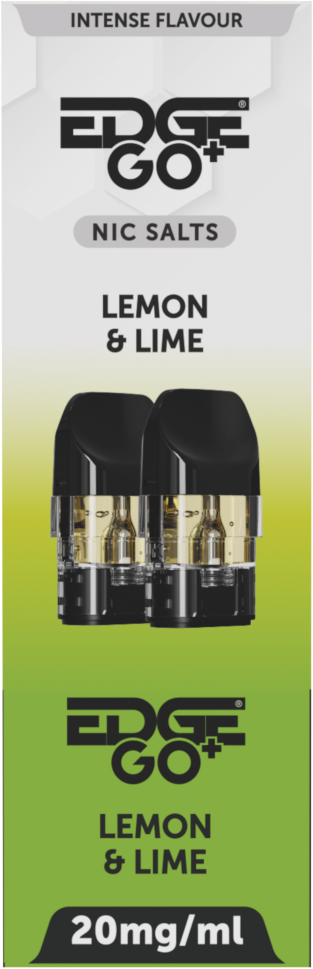 EDGE GO+ Prefilled Pod 2 Pack SRP - Lemon & Lime (Pack of 5)