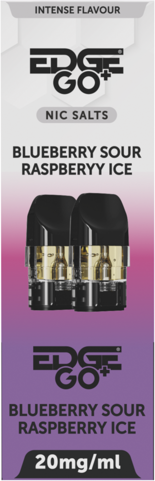 EDGE GO+ Prefilled Pod 2 Pack SRP - Blueberry Sour Raspberry (Pack of 5)