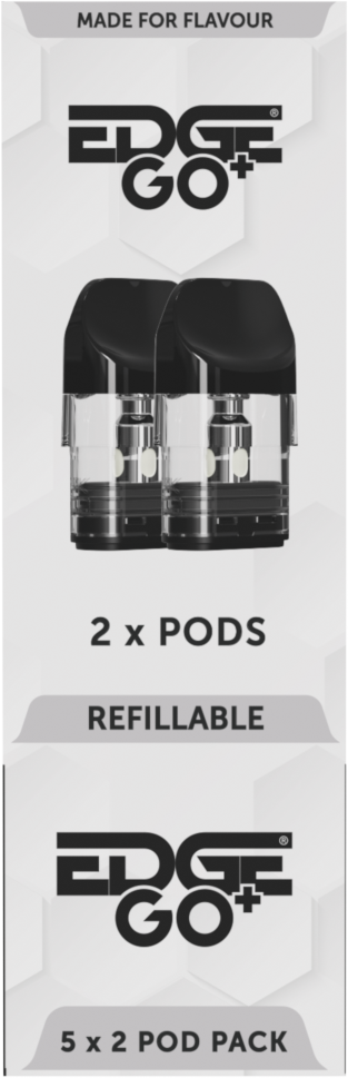 EDGE GO+ Refillable Pod 2 Pack (Case of 5)