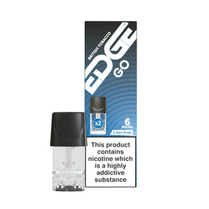 EDGE GO Pods - British Tobacco - SRP (5 Packs) - EDGE Vaping - Trade